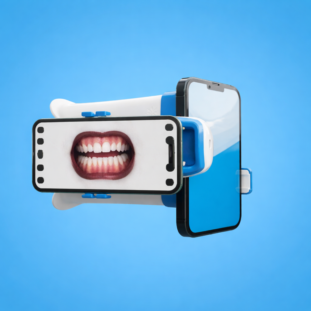 Uso de Invisalign Lens para tomar fotos del seguimiento de ortodoncia invisible